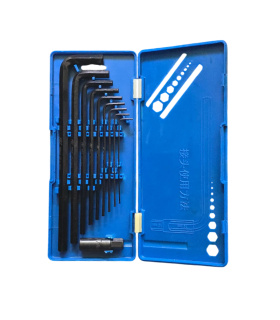 ست 9 عددی آچار آلن شش گوش بلند جعبه ای سایز 1.5 تا 10 آزدی AZD TOOLS مدل 52-54