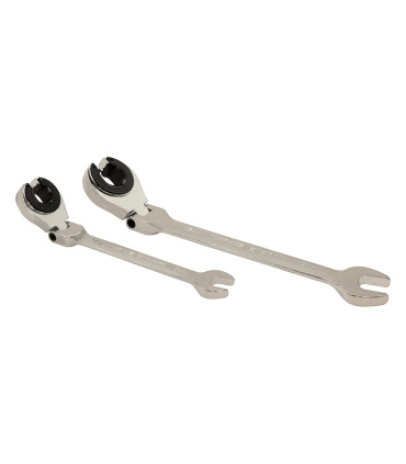 آچار سایز 10mm یک سر تخت یکسر رینگی جغجغه ای چاکدار سرتاشو داناپلاس DANAPLUS مدل D5510