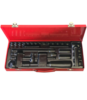 جعبه بکس 24 پارچه خالی با پارتیشن متعلقات فورتیکا FORTIKA مدل قرمز