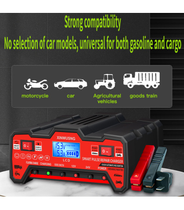 شارژر باتری / باطری هوشمند 12-24 ولت سواری و کامیون 10آمپر زینوسنگ XINWUSNG