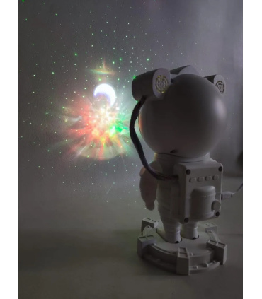 چراغ خواب فضانورد کهکشانی اسپیکر دار با ریموت کنترل