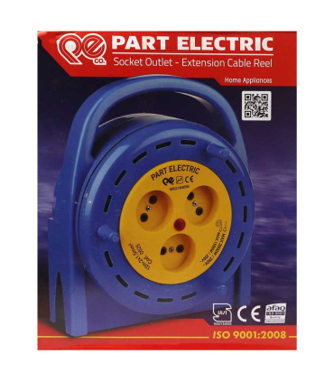 چند راهی 3 خانه پارت الکتریک PE5141 با کابل 12 متری