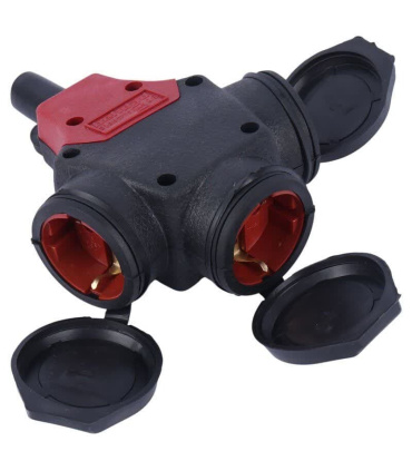 چند راهی 3 خانه بدون سیم بهداد الکتریک 3LUBES CONNECTOR