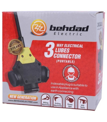 چند راهی 3 خانه بدون سیم بهداد الکتریک 3LUBES CONNECTOR