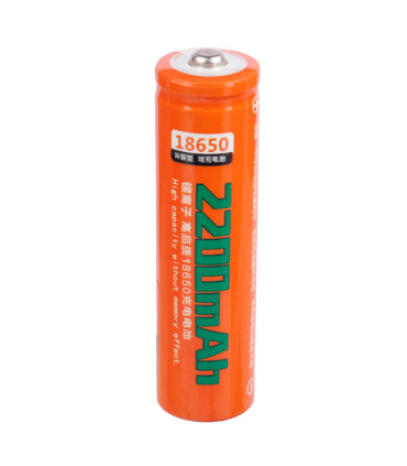 باتری لیتیومی شارژی Small Sun 18650 شرینک 2200mAh
