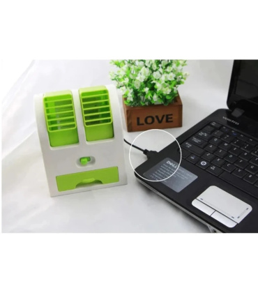 مینی کولر آبی رومیزی USB دو دریچه