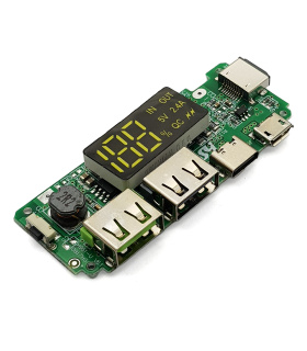 ماژول پاور بانک دو خروجی با نمایشگر H961-U