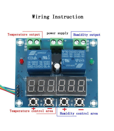 ماژول کنترل دما و رطوبت XH-M452