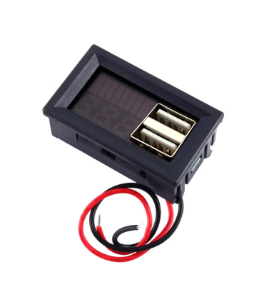 ماژول نمایشگر سطح شارژ باترى اسیدی روپنلی 12V دارای 2 خروجی USB