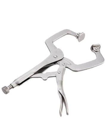 انبر قفلی C شکل هماهنگ شونده ایران پتک مدل HE1110 سایز 11 اینچ