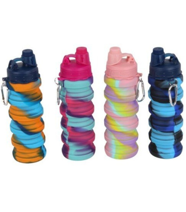 قمقمه تاشو مدل سیلیکونی 500 میلی لیتر