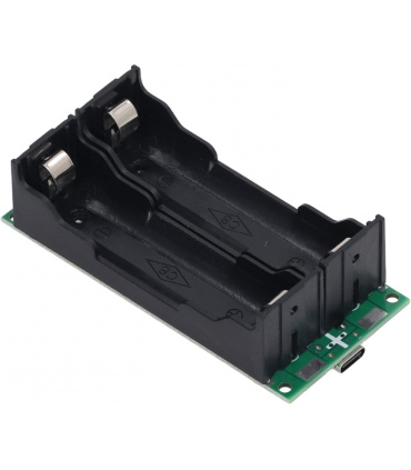 ماژول UPS با خروجی 12 ولت 3 آمپر DC با شارژر 2 سل 18650 ورودی USB TYPE C مدل LX-2BUPS