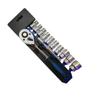 ست بکس ریلی 12عددی 8 تا 24 درایو 1/2 اینچ نیوتولز NEW TOOLS