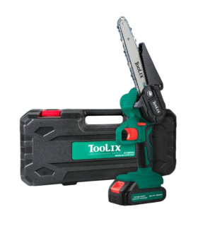 اره زنجیری شارژی 21 ولت دو باتری تولیکس TOOLIX مدل TX-2620BR