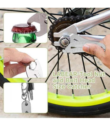 گیج اندازه گیری سایز آچار خوری مهره و پیچ مدل جا کلیدی