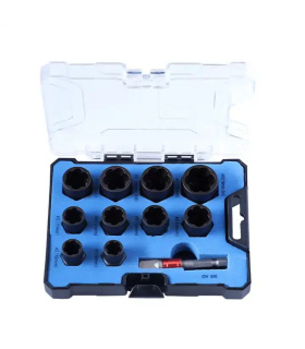 ست بکس حلزونی 11عددی مخصوص پیچ و مهره سرگرد و هرز شده فشارقوی بلکام BELKOM مدل PL14