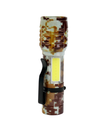 چراغ قوه پلیسی Flashlight COB+XPE LED چریکی