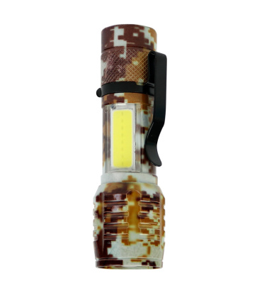 چراغ قوه پلیسی Flashlight COB+XPE LED چریکی