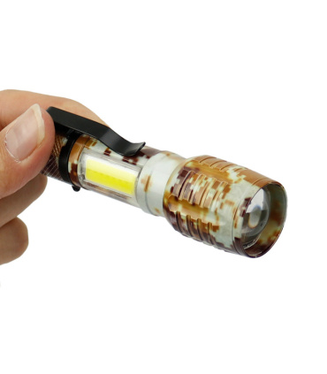 چراغ قوه پلیسی Flashlight COB+XPE LED چریکی