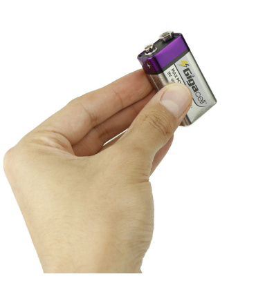 باتری کتابی 9 ولت گیگاسل Max Power Heavy Duty 6F22