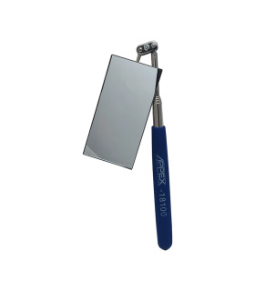 آینه بازرسی مکانیکی مستطیلی 10*5 سانت دسته تلسکوپی اپکس APPEX مدل APX-18100