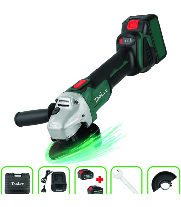 مینی فرز شارژی براشلس دو باتری 40 ولت تولیکس TOOLIX مدل TX-2040BR