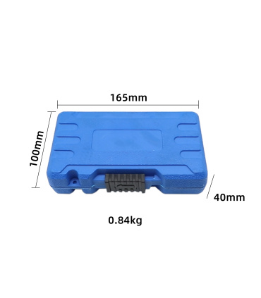 جعبه بکس حلزونی 14پارچه مخصوص پیچ و مهره سرگرد و هرز شده فشارقوی بهمراه سر دریلی 3/8 مکسین MAXIN مدل MX14 جنس CR-MO