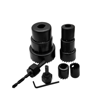 ست 11 عددی مته و گرد بر چوب سایز 19تا64 میلیمتر مدل 11PCS