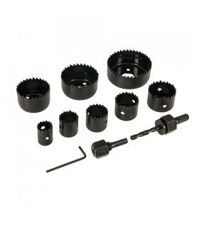 ست 11 عددی مته و گرد بر چوب سایز 19تا64 میلیمتر مدل 11PCS