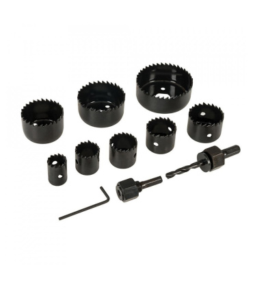 ست 11 عددی مته و گرد بر چوب سایز 19تا64 میلیمتر مدل 11PCS