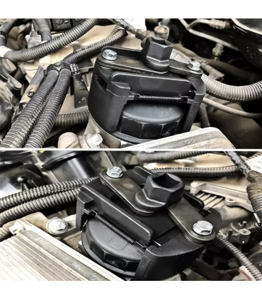 آچار فیلتر روغن بازکن کشویی دو طرفه درایو 1/2 بازه 60 تا 90 میلیمتر الکاتولز LKTOOLS مدل A5076 کوچک