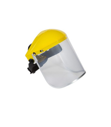 ماسک سفید شیلدی دور فلزی تک پلاست