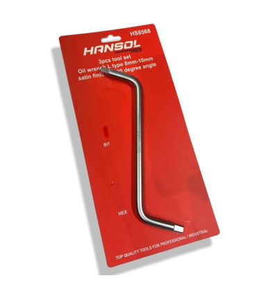 آچار مخصوص پیچ کارتر موتور دو سر چهار گوش 8 و 10 میلیمتر هانسول HANSOL مدل HS8568