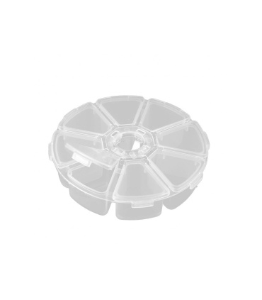 جعبه ارگانایزر قطعات 8 خانه گرد