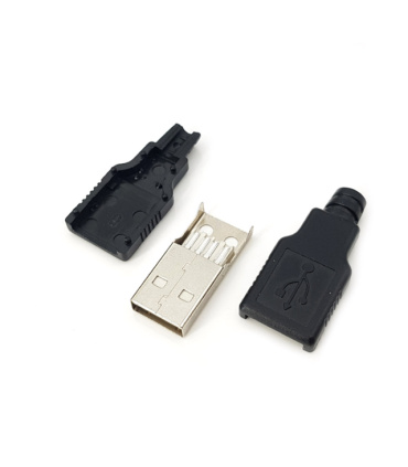 USB Male Type A سر سیمی