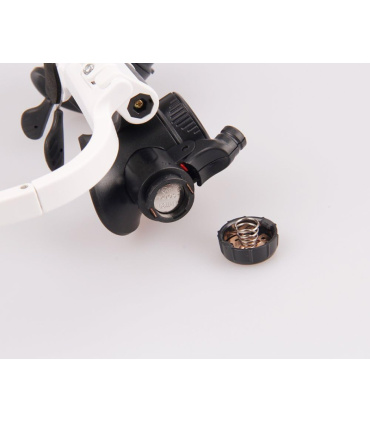 ذره بین عینکی دوچشمی چراغدار 23X 9892