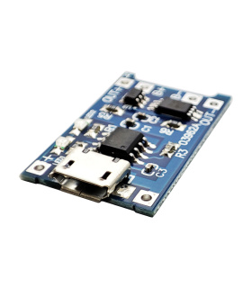 ماژول شارژر باطری لیتیومی TP4056 با ورودی MICRO USB