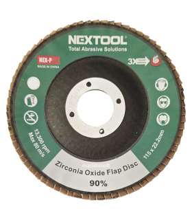 سنباده فلاپ سایز 115 دیسکی گرید P120 نکستول NEXTOOL مدل NEX-P120
