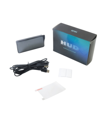 هدآپ دیسپلی Head-up Display خودرو دارای کانکتور USB Type-C مدل W1