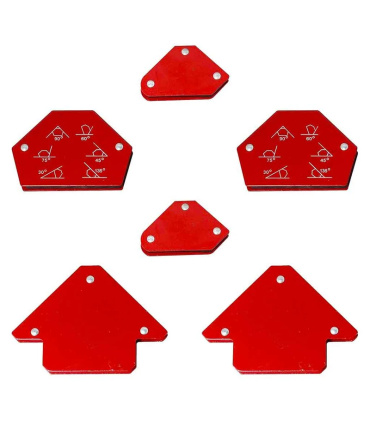 مجموعه 6 عددی گونیا مگنتی ( آهنربایی ) جوشکاری باس BOSS مدل JT-6