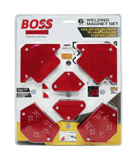 مجموعه 6 عددی گونیا جوشکاری باس BOSS مدل JT-6
