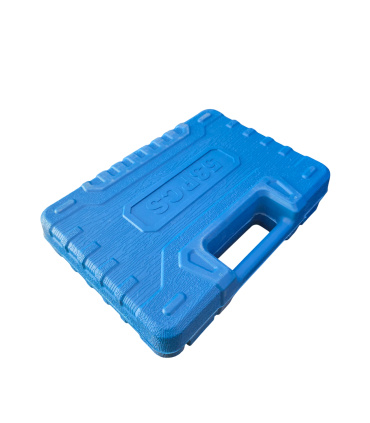 جعبه بکس بلند و کوتاه 53 پارچه درایو 1/4 اینچ نیوتولز NEWTOOLS آبی