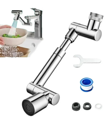 سر شیر چرخشی مفصلی تلسکوپی 360 درجه مدل CA LIFENG جنس استیل با کیفیت