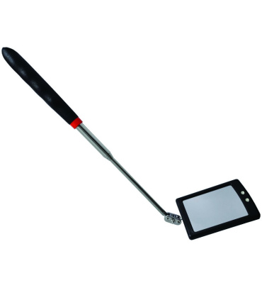 آینه بازرسی مکانیکی آنتنی تلسکوپی چراغ دار  مستطیل 42*65 الکاتولز LKTOOLS مدل Z0008