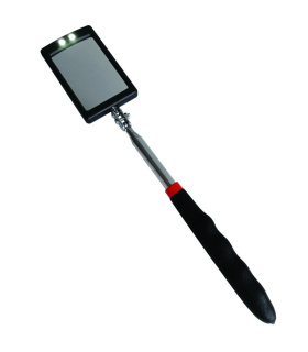 آینه بازرسی مکانیکی آنتنی تلسکوپی چراغ دار  مستطیل 42*65 الکاتولز LKTOOLS مدل Z0008