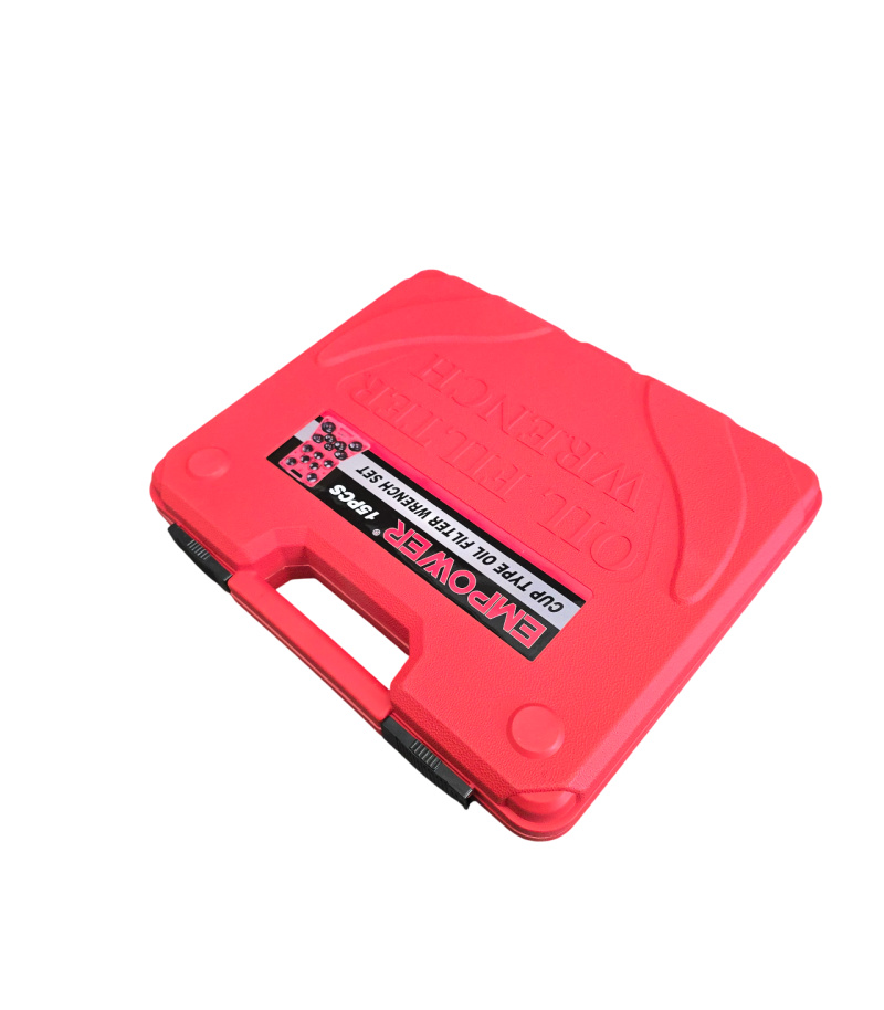 کیت 15 عددی آچار فیلتر روغن کاسه ای خودرویی ام پاور EMPOWER مدل 15P