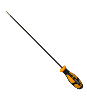 پیچ گوشتی چهارسو سایز 300*5 دسته TPR سوراخدار تنهای TENHIGH