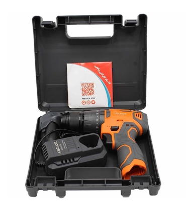 دریل شارژی چکشی تک باتری براشلس 12 ولت 2سرعته آنکور ANCHOR مدل DCE12 گارانتی 12 ماهه