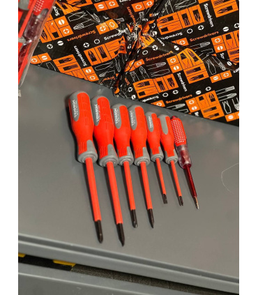 ست پیچ گوشتی 7 عددی عایق ضدبرق 1000V تنهای TENHIGH