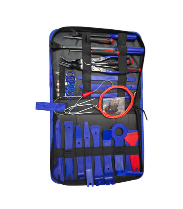 مجموعه 38 عددی تعمیرات تریم خودرو پنل درآر ،خار رودری بازکن و اورینگ درآر آس تول ASTOOL مدل P39